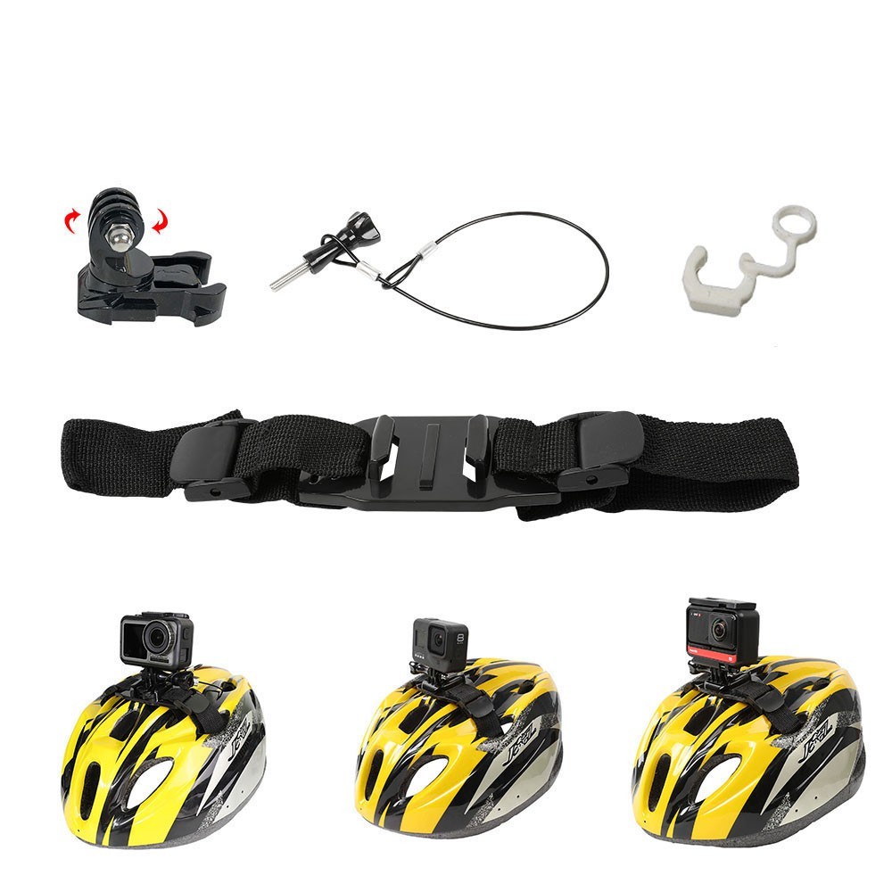 Bike Vented Helmet Strap Mount Kits for GoPro Hero 9/8/7/6/5 | 蝦皮購物