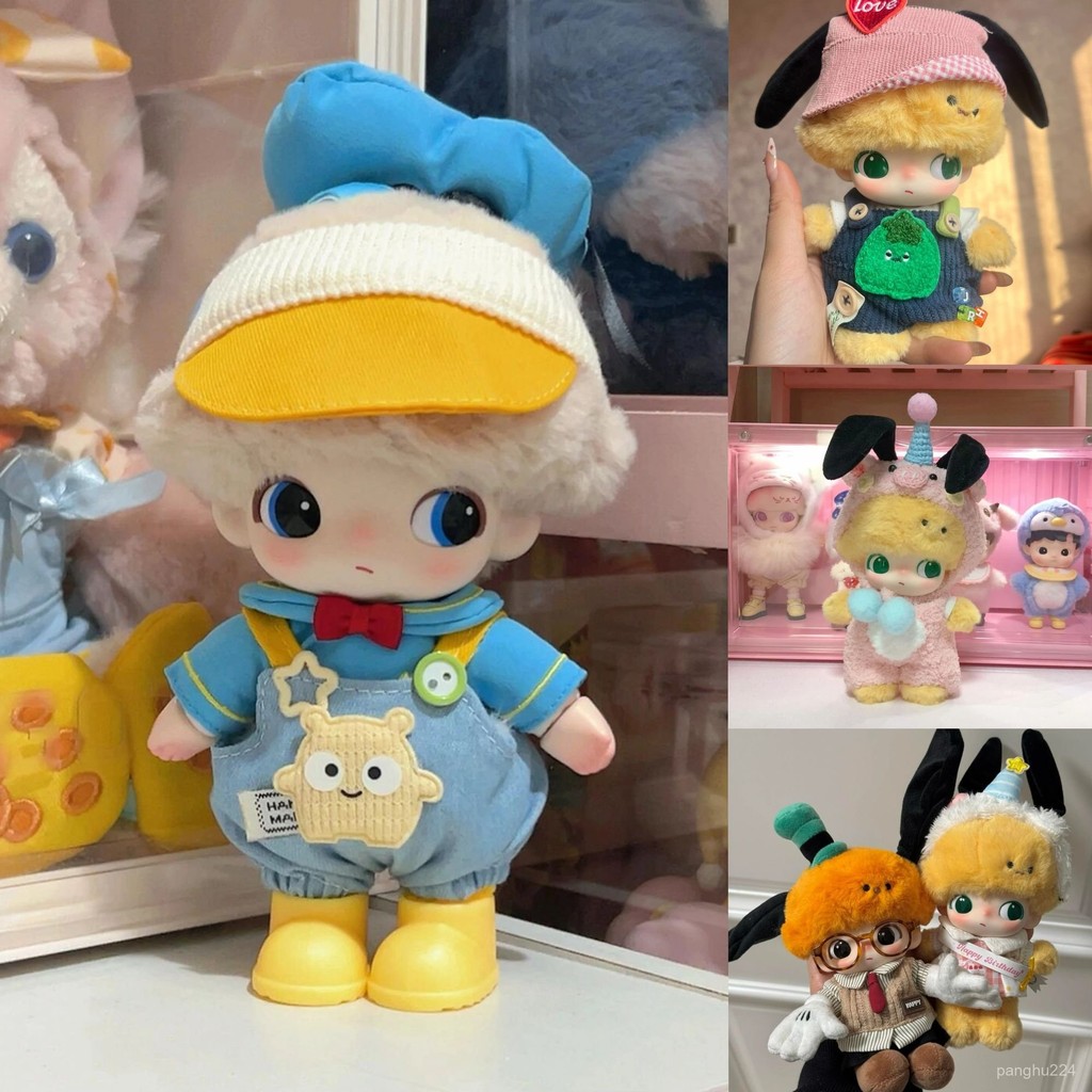 娃衣 盲盒娃衣 搪膠娃衣 玩偶娃娃衣服 泡泡瑪特DIMOO迪士尼係娃衣高飛布魯託唐老鴨衣服搪膠公仔替換裝 Q7PU | 蝦皮購物