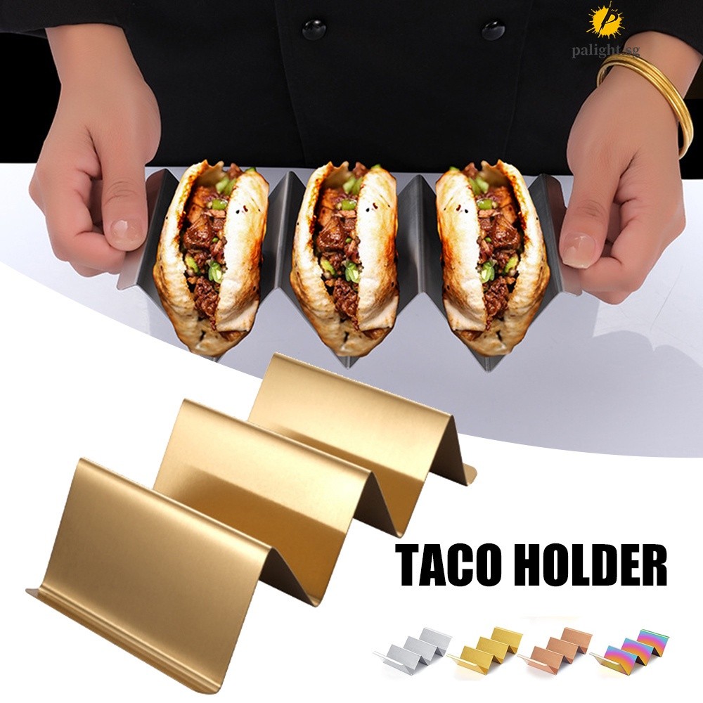 Stainless Steel Taco Stand Rack with Handle Oven Safe for Ba | 蝦皮購物