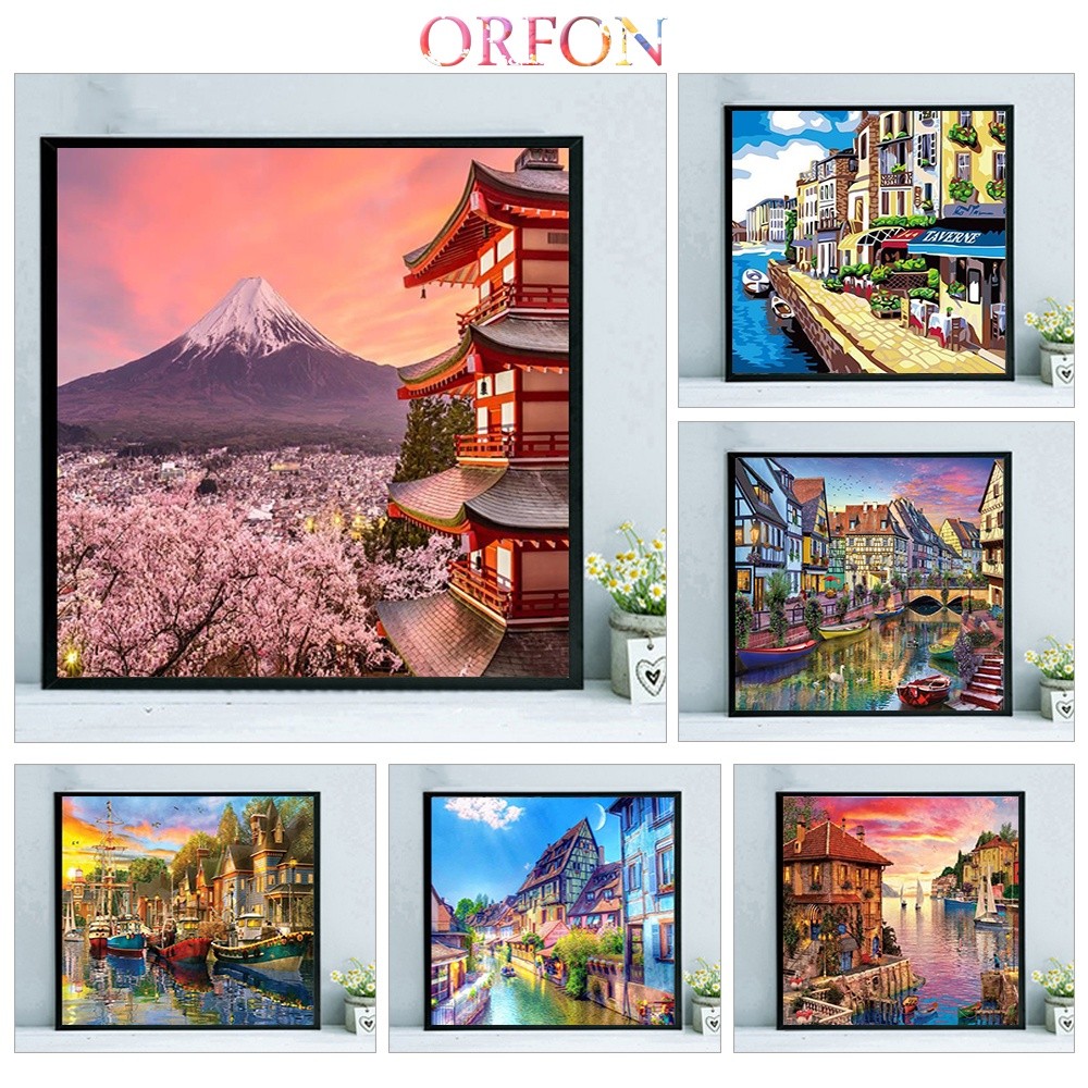 Paint By Numbers DIY Digital Oil Painting By Numbers On Canv | 蝦皮購物