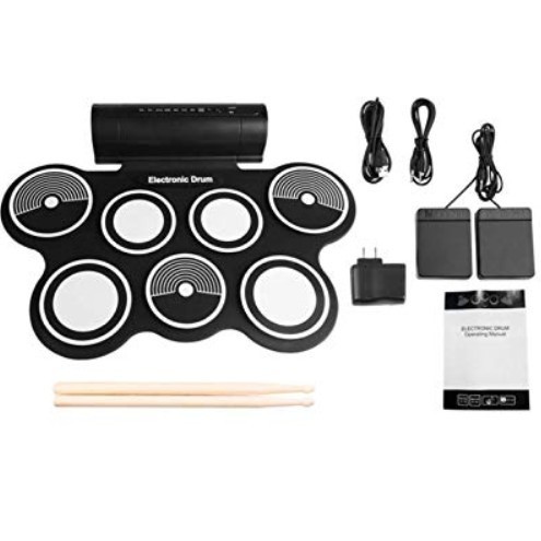 W759 Portable Roll Up Electronic Drum Musical Instrument | 蝦皮購物