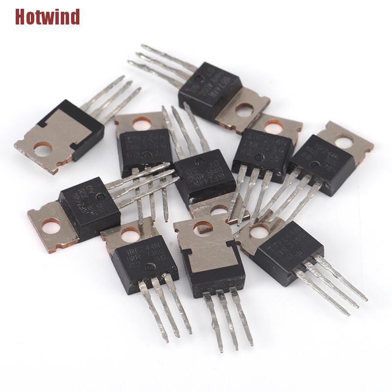 HeyNana IRFZ44N MOSFET – N-kanaal – 49A, 55V – 10 Stuks – Vermogenstransistor Voor Schakelingen En Motorregeling