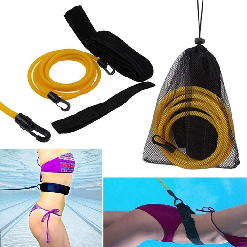 Reinforcement Swimming Resistance Band Adjustable Swim Train | 蝦皮購物