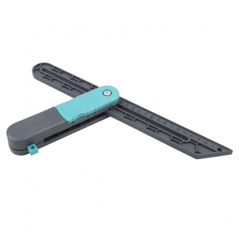 Tri Square T Bevel Wooden Handle Level Measuring Angle Ruler | 蝦皮購物