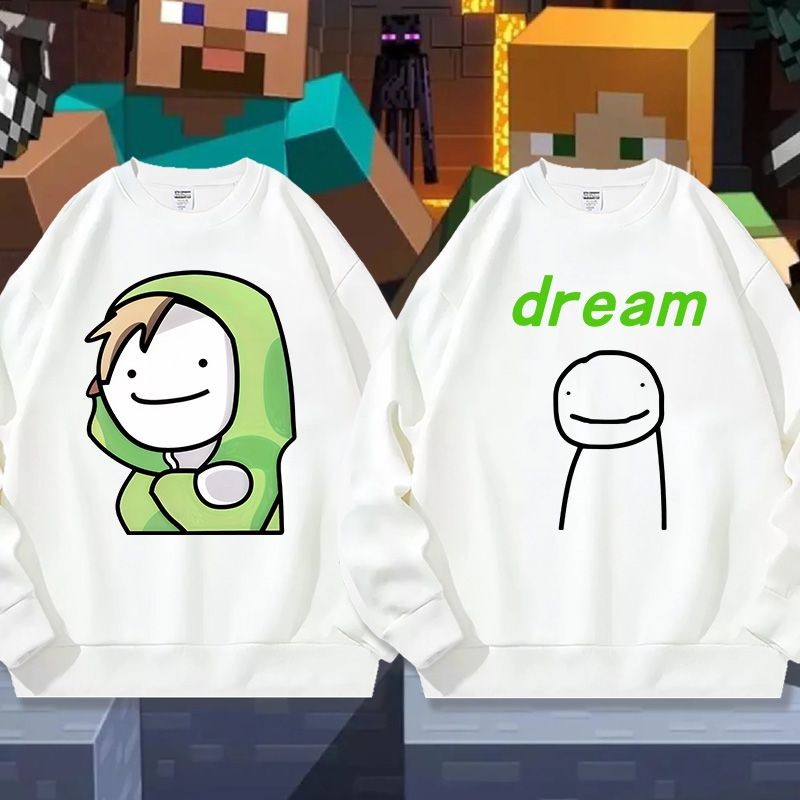 我的世界dream圓領衛衣男童2025新款秋冬款Minecraft衣服兒童外套(_as--依依） | 蝦皮購物