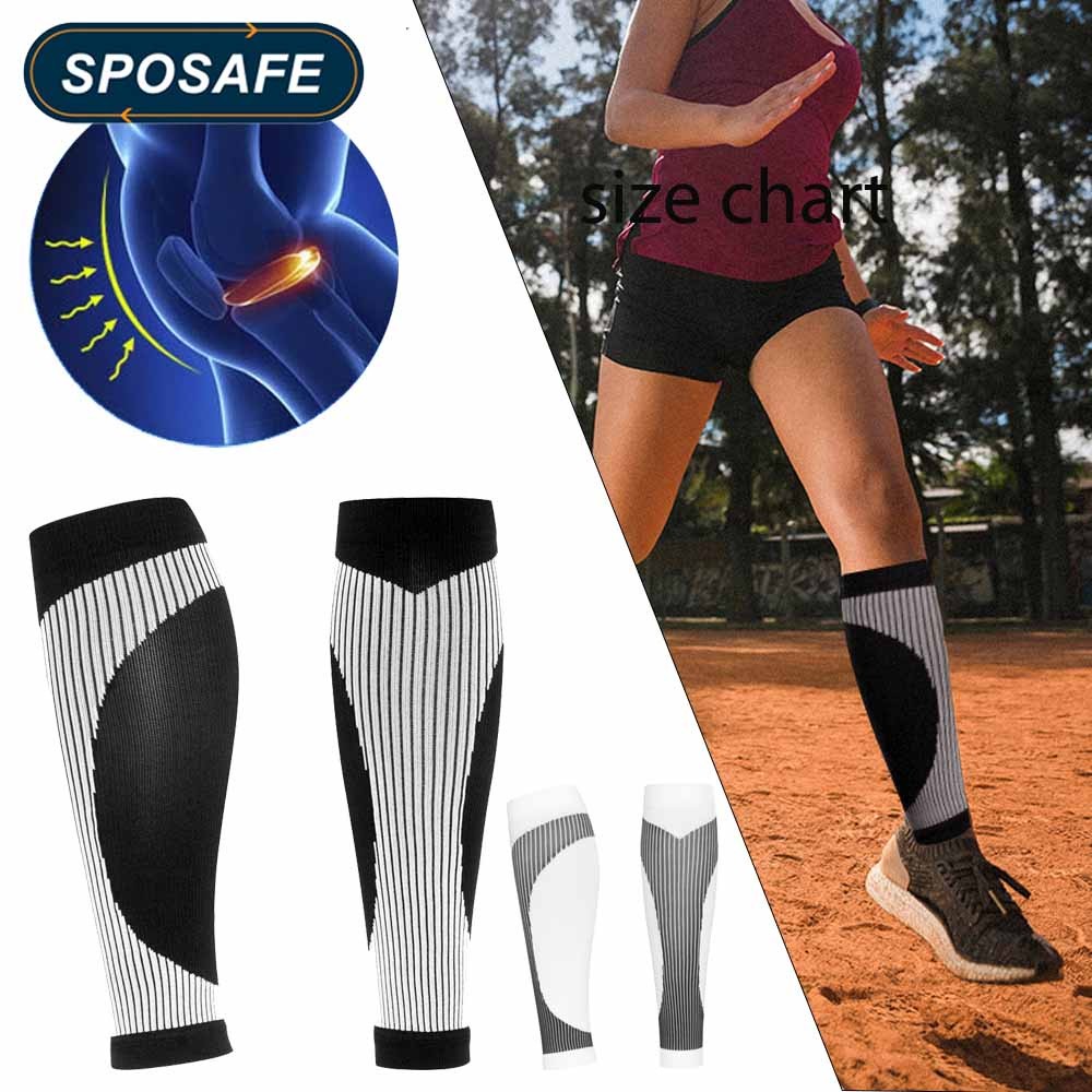 1Pair Sport Calf Compression Sleeves Shin Splint Support Gua | 蝦皮購物