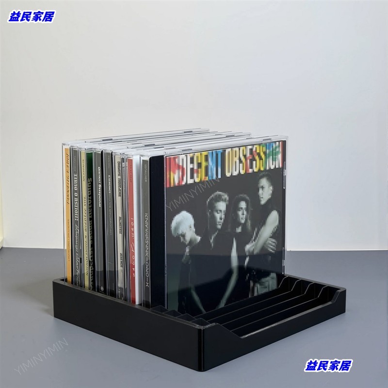 台灣免運-CD收納盒 CD 碟片 收納架 12條裝 DVD 碟片 收納盒展示架CD桌麵收納專輯光碟盒JleW | 蝦皮購物