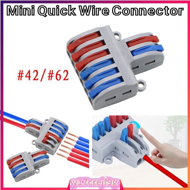 42/62 Mini Quick Wire Connector Universal Wire and Cable Con | 蝦皮購物