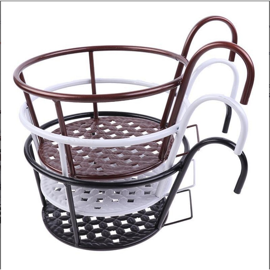 1PC Latest Flower Pot Holder Railing Fence Pot Rack Versatil | 蝦皮購物