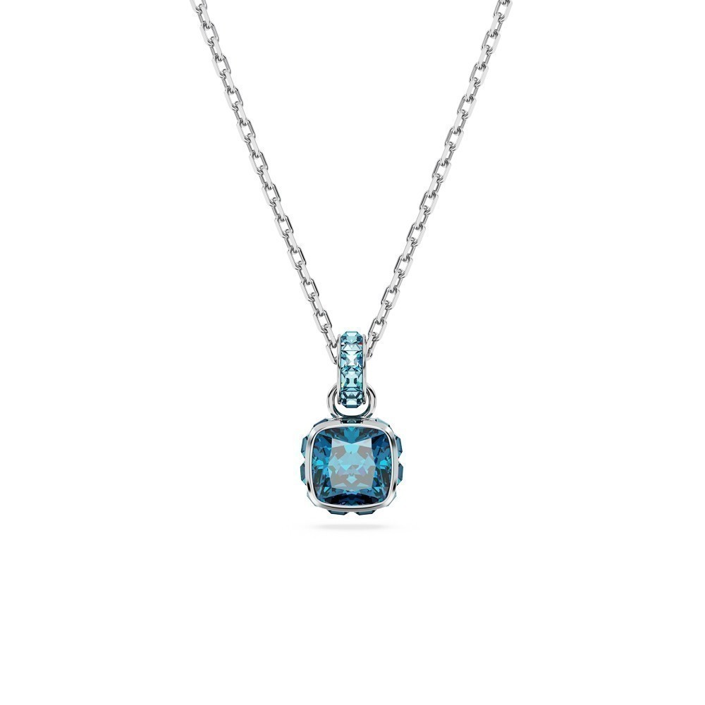 【施華洛世奇SWAROVSKI】Birthstone 鏈墜 方形切割 十二月份誕生石 項鍊 水晶 情人節禮物 官方直營 | 蝦皮購物