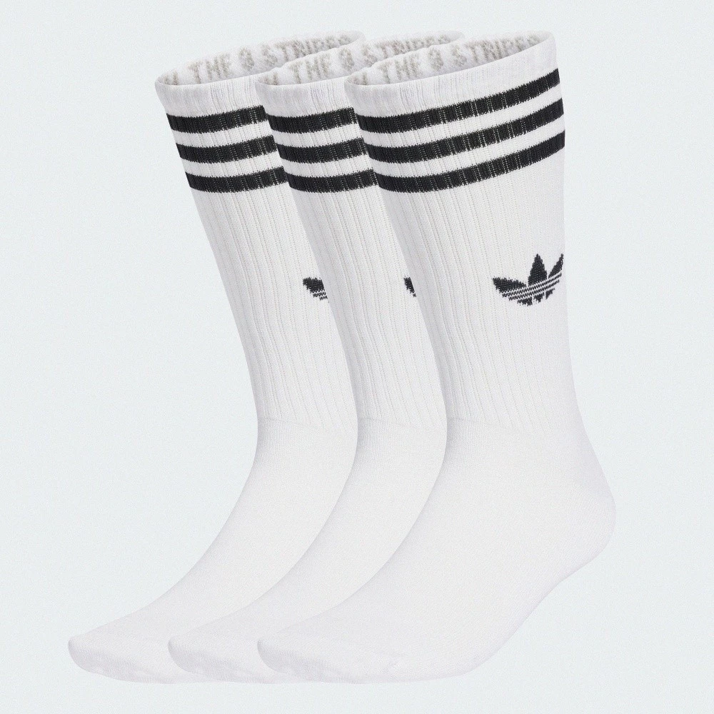 adidas 三條線中筒襪 3 雙入 JV7416 評價:790 元值不值得買?