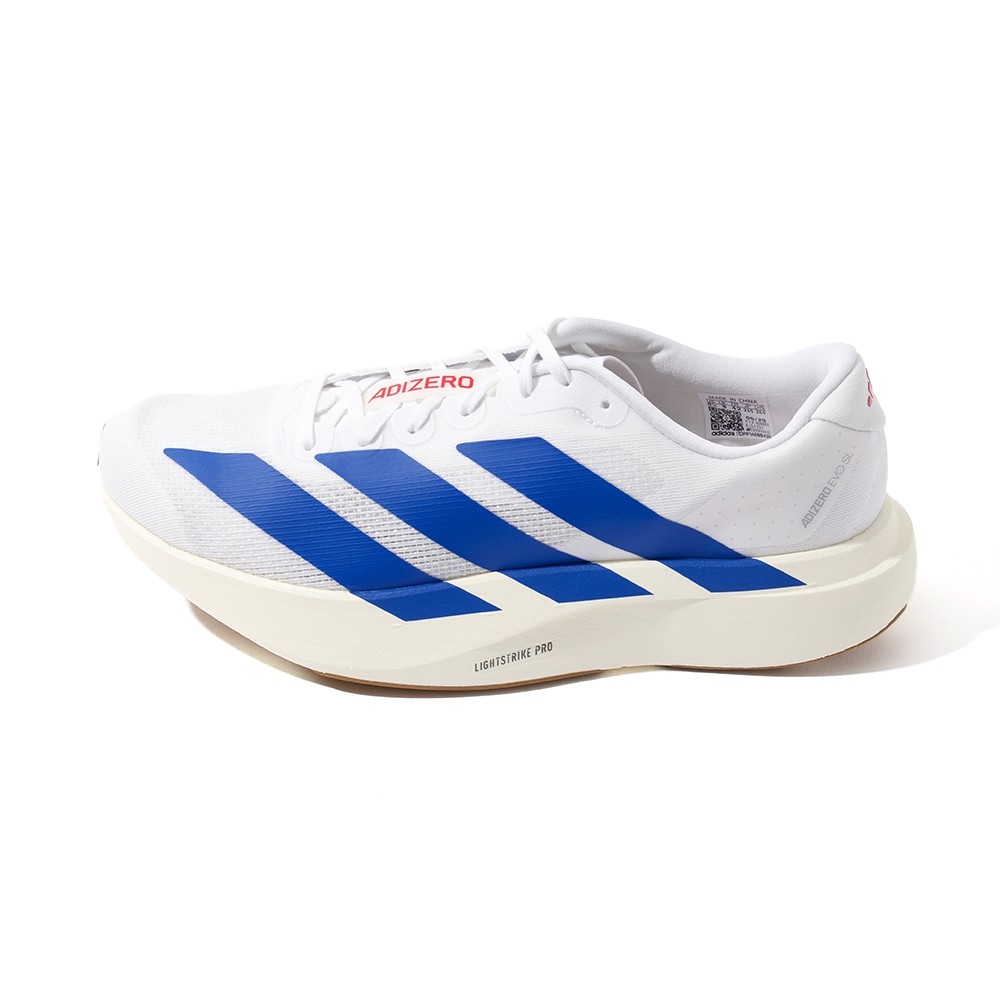 Adidas Adizero Evo Sl 男鞋 白藍色 緩震 回彈 支撐 運動 慢跑鞋 JS4494 | 蝦皮購物