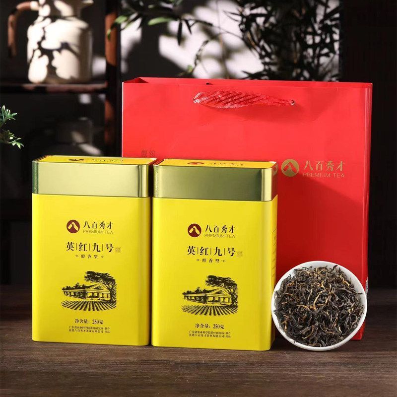 八百秀才英紅九號英德紅茶英德原產正宗濃香型一級茶葉罐裝500g | 蝦皮購物