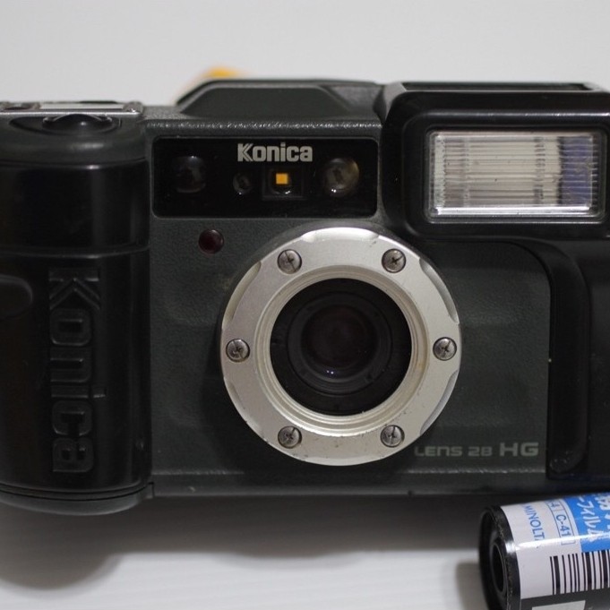 I2316】 KONICA 現場監督 LENS 28 HG ブラック コニカ KONICA柯尼卡