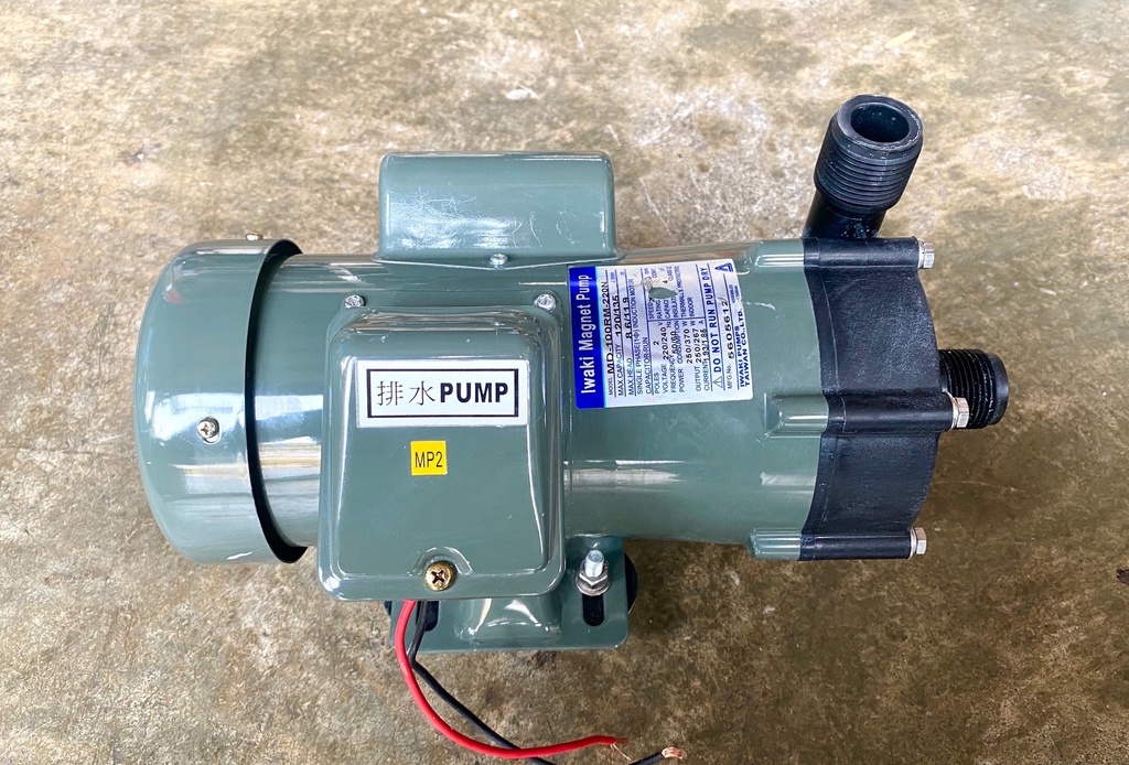 日本IWAKI MAGNET PUMP MD-100RM(單相220V)無軸封耐酸鹼幫浦-輸送藥水/酸洗製程/海水循環用