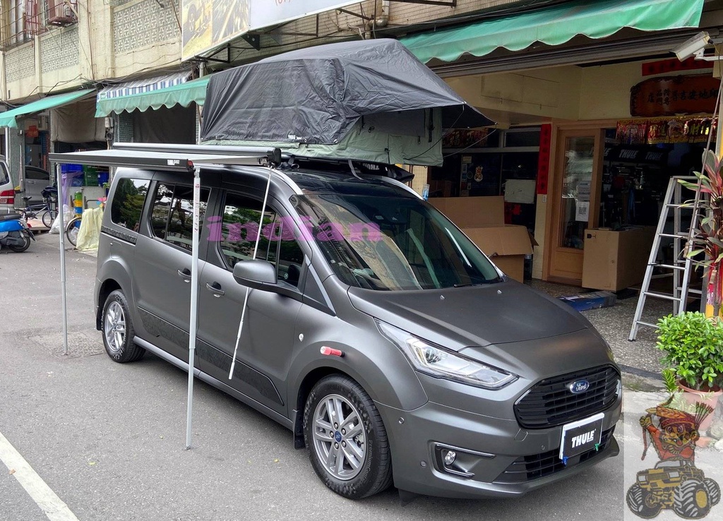 Thule Foothill 雙人車頂帳 車頂帳棚 車宿 車帳篷 車邊帳 車頂架 置物架 行李架 車頂帳 | 蝦皮購物