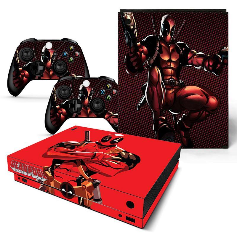 【臺灣；熱賣】XBOX ONE X貼紙xboxonex全身貼死侍 輻射款免裁剪可來圖定製 | 蝦皮購物