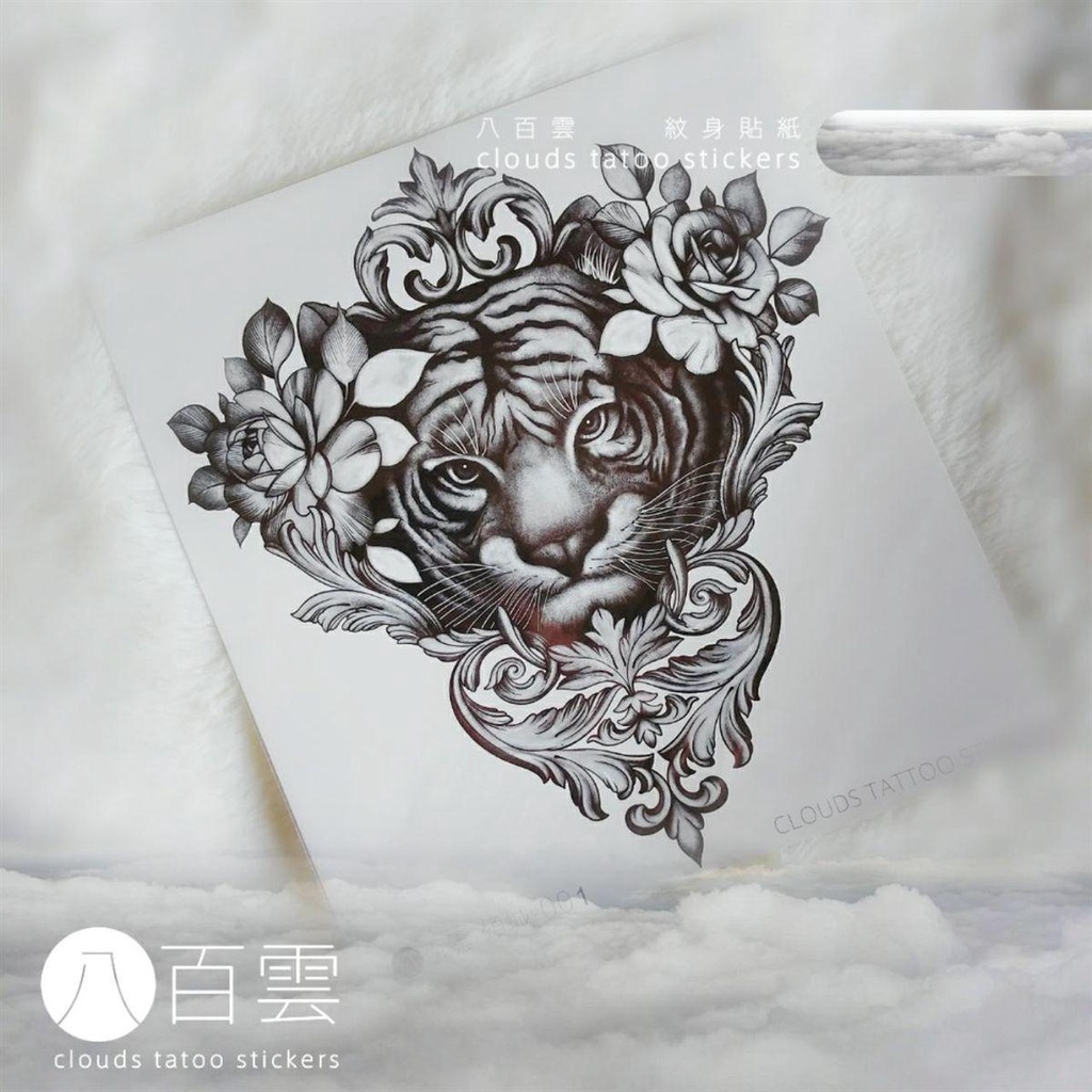 【感冒飾品】紋身貼-滿背 MG旂下手繪/八百雲紋身貼/韓國後背虎頭花朵大圖性感美後背 防水 刺青貼 逼真 半永久 大背 | 蝦皮購物