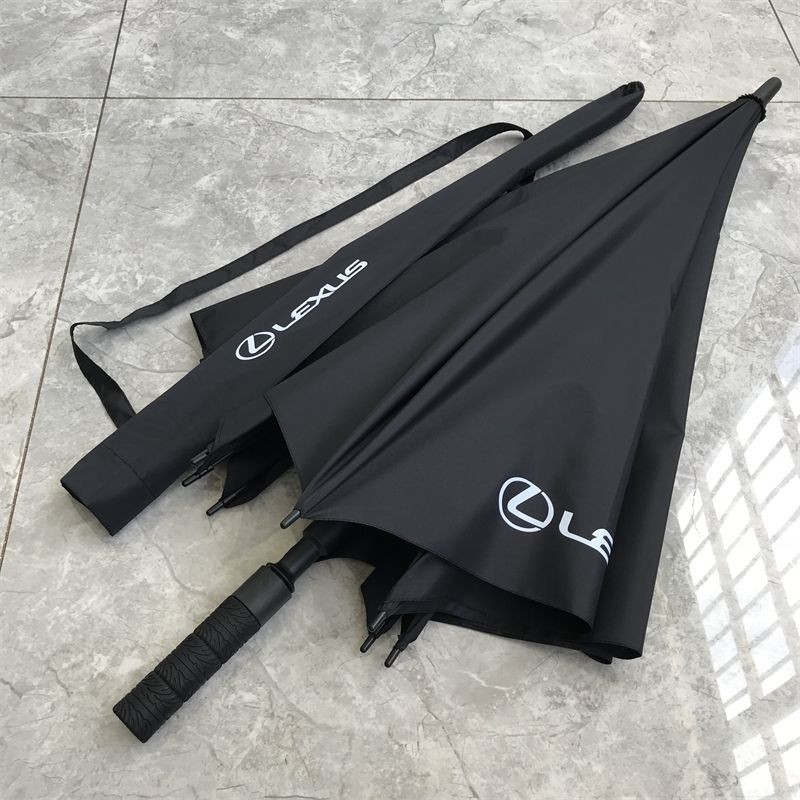 可開發票淩誌原廠雨傘LEXUS適用於廣告傘定製LOGO長柄全自動折疊