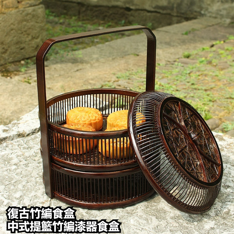 ☆新品未使用☆ 弁当箱 收納盒 雜物收納籃 水果籃 提籃籠 茶道