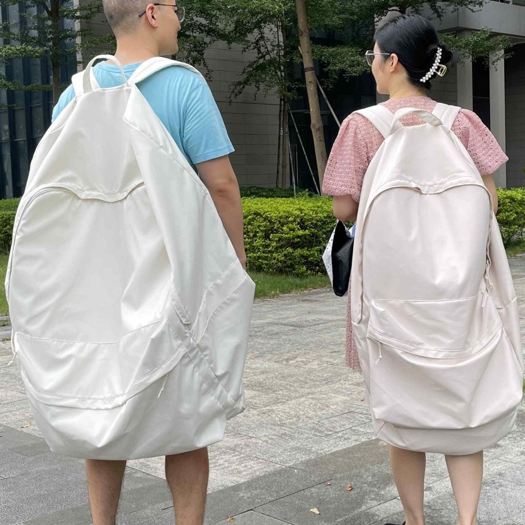 超大背包 搞笑背包 整人背包 可背人 可背人超大號大容量雙肩包加厚水尼龍布搞怪抖音快手衕款大背包 禮物 整人禮物 2CE | 蝦皮購物