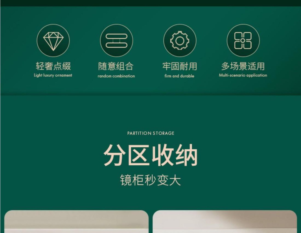 鏡櫃收納盒 壁掛收納盒 抽屜收納分隔 置物架 收納籃 收納架 免打孔 斜口整理盒 首飾整理盒 化妝區置物架 KEY8 | 蝦皮購物