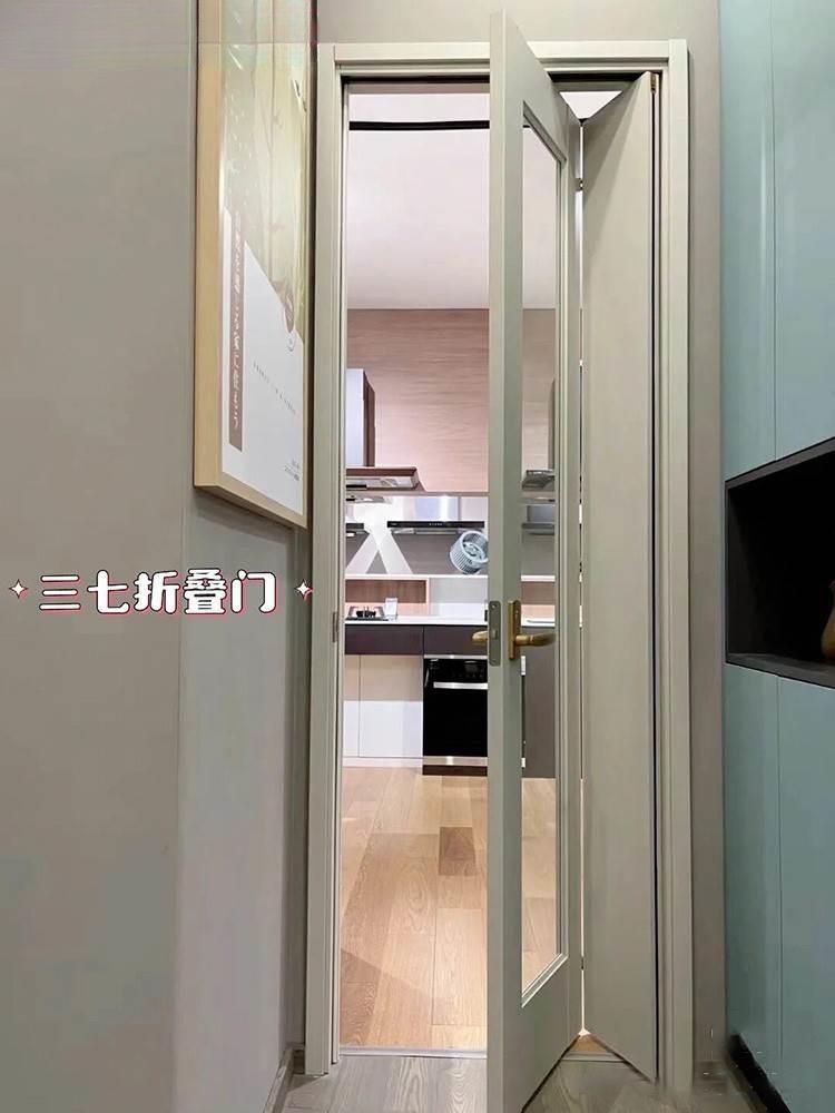 【客製化/免運】可上門安裝 折疊門無軌道浴室門廚房隱形門化妝室木門厠所門省空間三七折疊門#衛生間折疊門#隱形門#木門#門 | 蝦皮購物