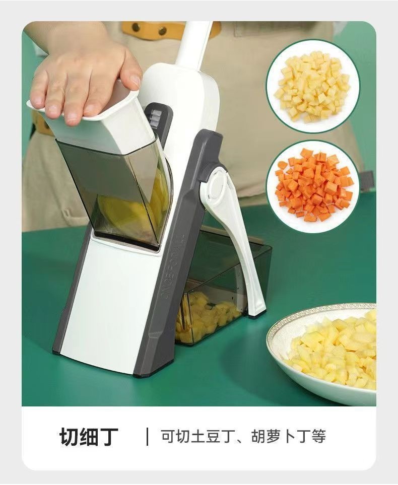 【臺灣現貨】可調節切菜器 多功能切片器 檸檬切片器 切片機 多功能切片器切菜神器傢用刨絲器切土豆絲擦絲器 快速切菜神器 | 蝦皮購物