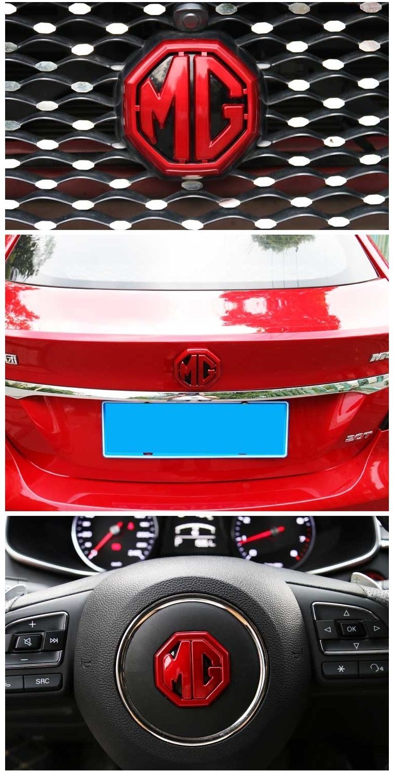 三代 名爵MG 6pro ZS 前後車標貼 天蠍座 MG5 騎士黑 裝飾蓋陞級標專用改裝 | 蝦皮購物
