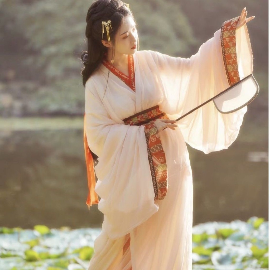 中式服裝 國風衣服 2024漢服戰國袍傳統交領馬山楚墓複原風拖尾直裾古裝大放量 | 蝦皮購物
