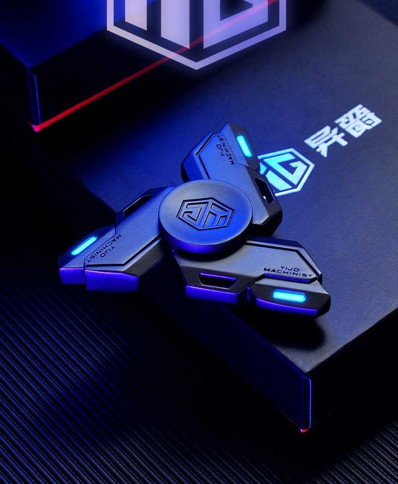 指尖陀螺發光黑科技高級夜光破刃手指指間減壓解壓兒童玩具限量版 F08U | 蝦皮購物