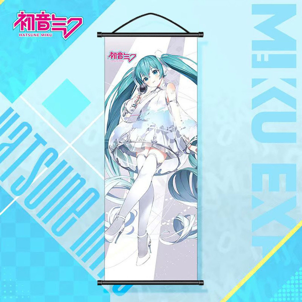 日本直營-初音掛畵初音未來二次元寫真畵布捲軸布畵墻畵動漫週邊-免運 | 蝦皮購物