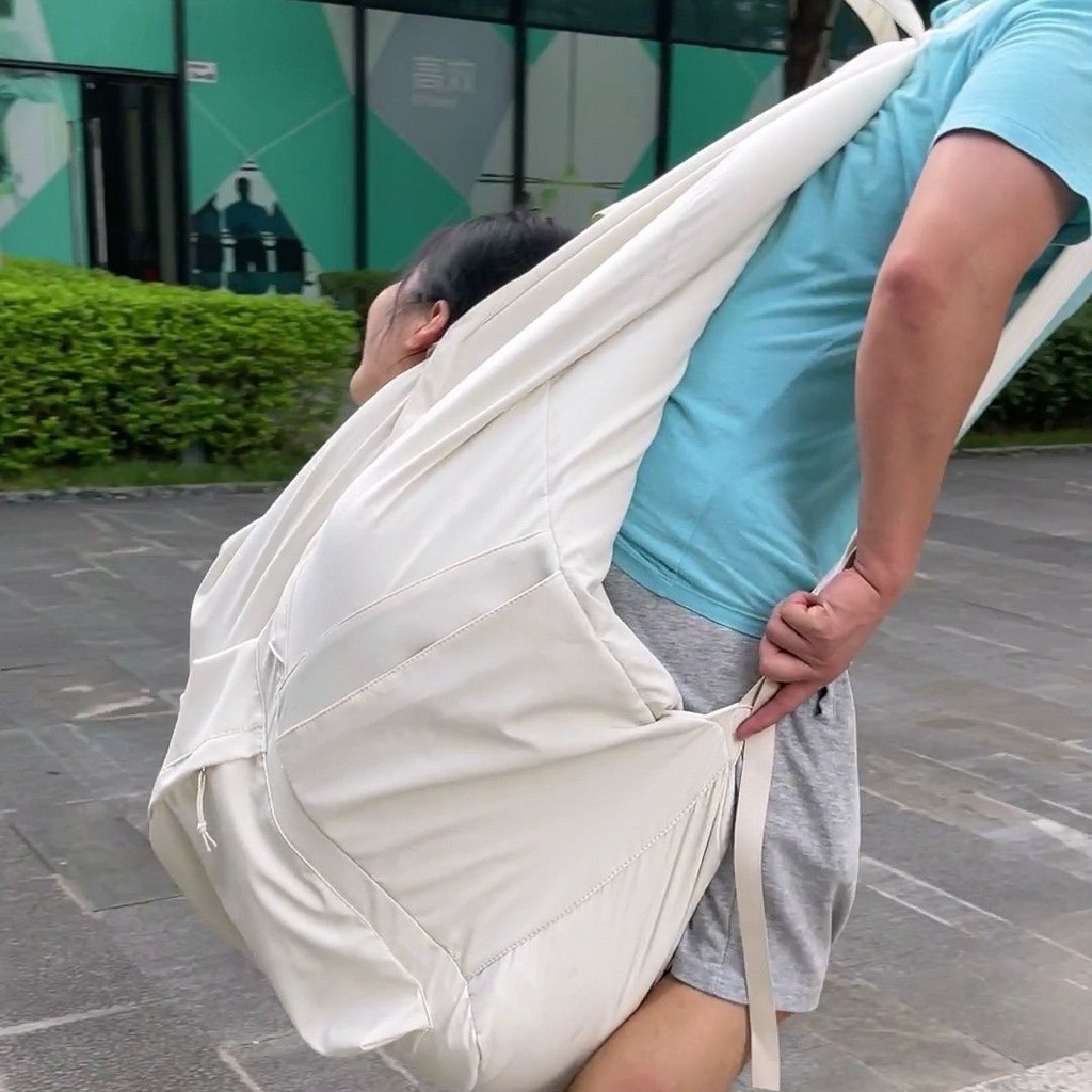 超大背包 搞笑背包 整人背包 可背人 可背人超大號大容量雙肩包加厚水尼龍布搞怪抖音快手衕款大背包 禮物 整人禮物 2CE | 蝦皮購物