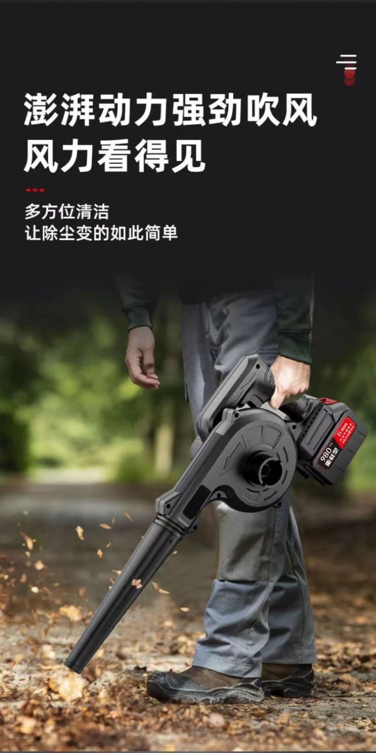 🔥台灣出貨🔥 新品上市 德國大功率工業鋰電鼓風機 充電式吹風機 強勁車載吹灰機 傢用除塵器 小型車載吹灰機 | 蝦皮購物