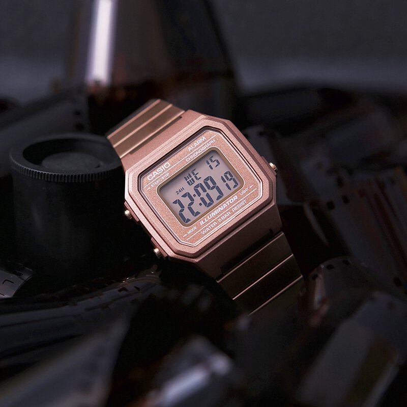 【高雄時光鐘錶】CASIO 卡西歐 B650WC-5ADF 復古文青大數字電子錶 手錶男錶女錶 | 蝦皮購物