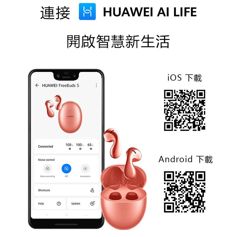 HUAWEI FreeClip 開放式/耳夾式真無線降噪藍牙耳機(台灣公司貨) ee7-2 | 蝦皮購物