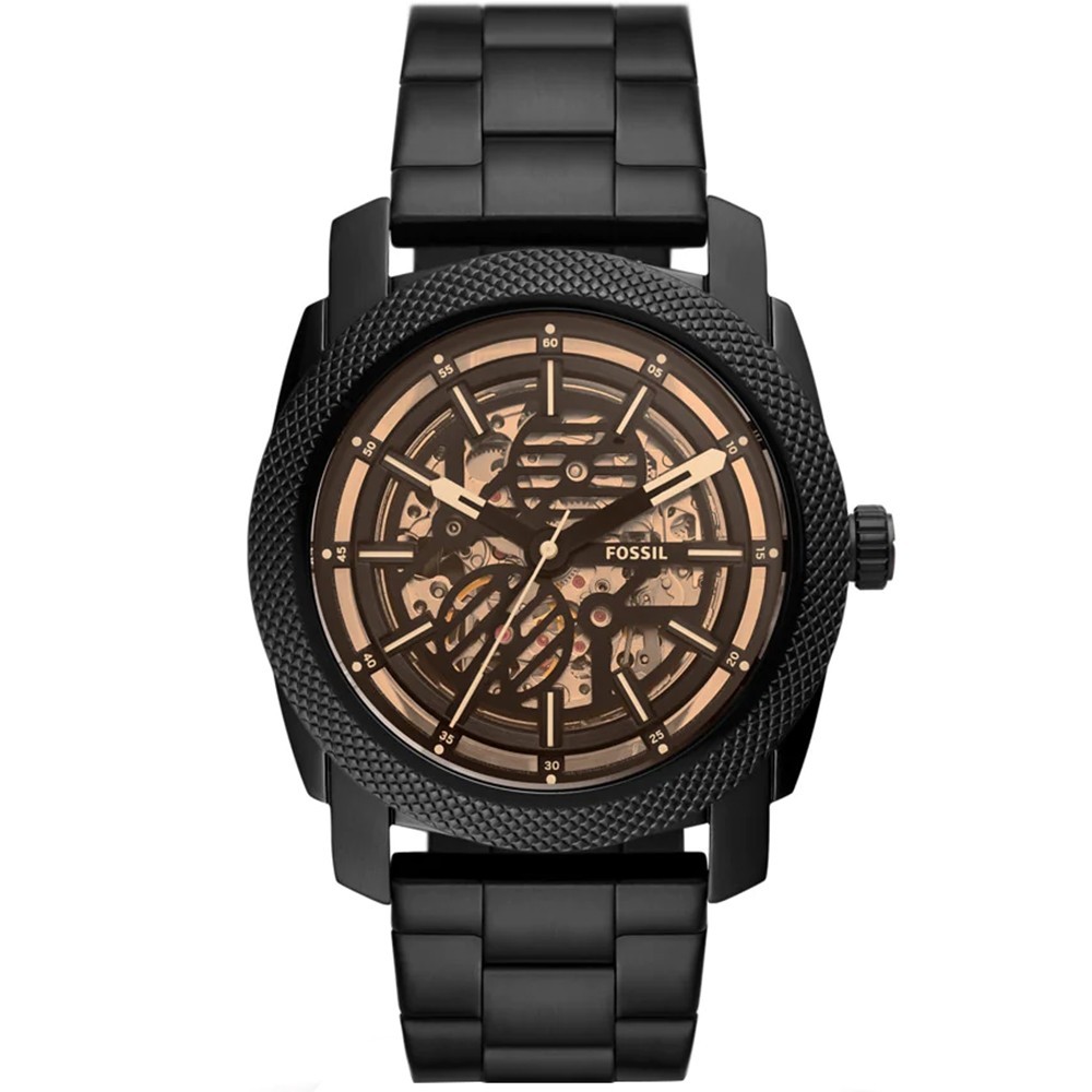 FOSSIL Machine 工業風 鏤空機械錶 45MM 銀／黑／槍灰（ME3252／ME3253／ME3254） | 蝦皮購物