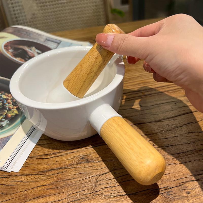 可開發票 搗碎罐搗藥陶瓷石臼研鉢研磨器壓蒜泥辣椒傢用 搗藥器 搗碎器 搗藥器 研磨器 搗碎器 研磨鉢 杵臼 搗缽 | 蝦皮購物