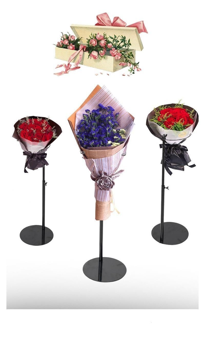 可開收據 限時特賣 免運 花束展示架 花束包裝材料 花束枝撐架 網紅包花束器 花束固定器 桌上型捧花架花束架 站立式花架 | 蝦皮購物