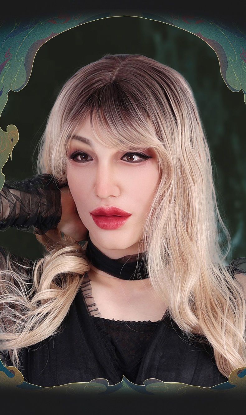 可開發票 Fetizen|小安|新款硅膠變裝僞女裝大佬男變女僞街COS用品 全臉仿真cos美女逼真硅膠麵具 變裝用品頭套 | 蝦皮購物