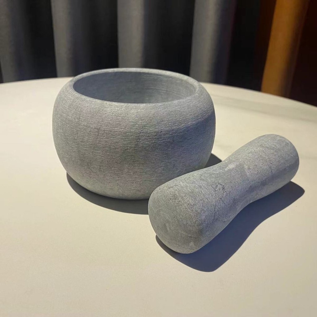 杵臼 搗藥器 蒜頭研磨器 搗蒜器 大姜搗碎器 搗蒜罐 搗藥缽 傢用石臼蒜 臼子搗藥 臼天然青石蒜泥器 壓蒜罐 | 蝦皮購物
