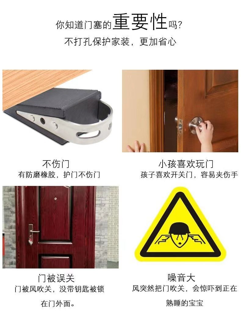 門卡 門塞 阻門器 擋門楔子 防滑橡膠 防撞器 安全門擋 阻門器門擋門阻抵門檔門塞卡門頂門酒店防盜防撞女生安全獨居神器 | 蝦皮購物