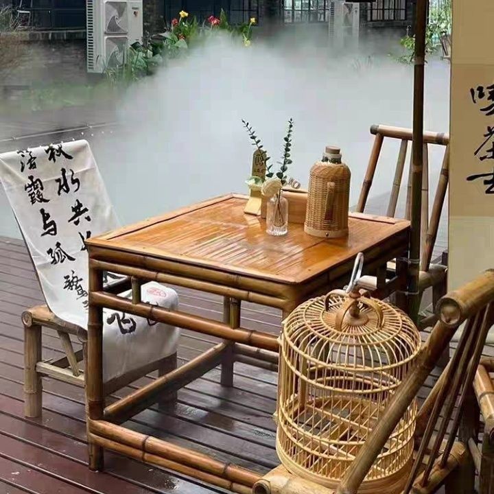 民宿院子專用竹桌椅 組閤中式庭院竹桌椅 戶外竹桌竹椅 休閒竹編家具 【訂金】 | 蝦皮購物