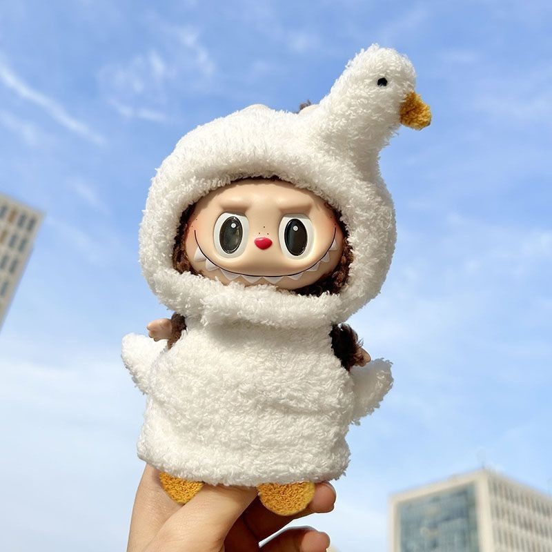 POP MART 泡泡瑪特 LABUBU 坐坐派對 僅售衣服】17cm掛件盲盒拉布布娃衣Labubu公仔衣服白天鵝三 | 蝦皮購物