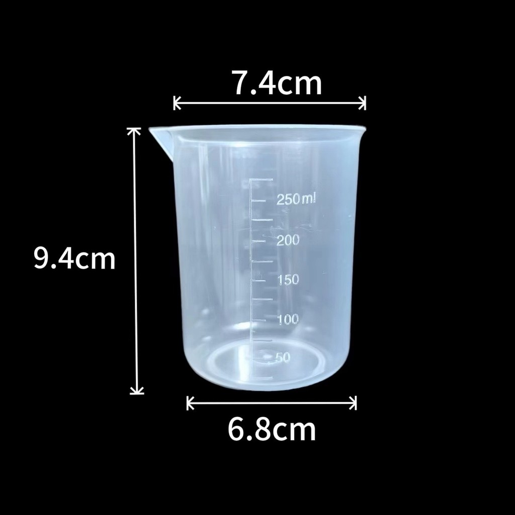 刻度量杯 量筒帶手柄 規格加厚透明燒杯 透明刻度杯 毫升測量杯專業必備 | 蝦皮購物