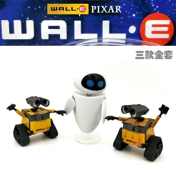 正版WALL-E瓦力eva小伊娃總動員伊娃手辦桌麵模型擺件自動 | 蝦皮購物