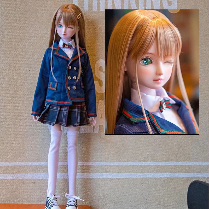 VDA 【BJD衣服/配件】bjd3分 4分 6分娃娃的衣服 校服裙子套裝 學院風製服 60釐米葉羅麗衣服 HAYP | 蝦皮購物