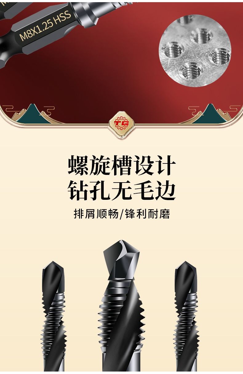 公司貨 鑽孔 攻牙 洗牙 鑽攻一體 開孔鑽頭 高速鋼 開孔鑽頭 螺絲 麻花鑽 六角柄 絲錐 鑽頭 開孔 鑽尾 電鑽 起子 | 蝦皮購物