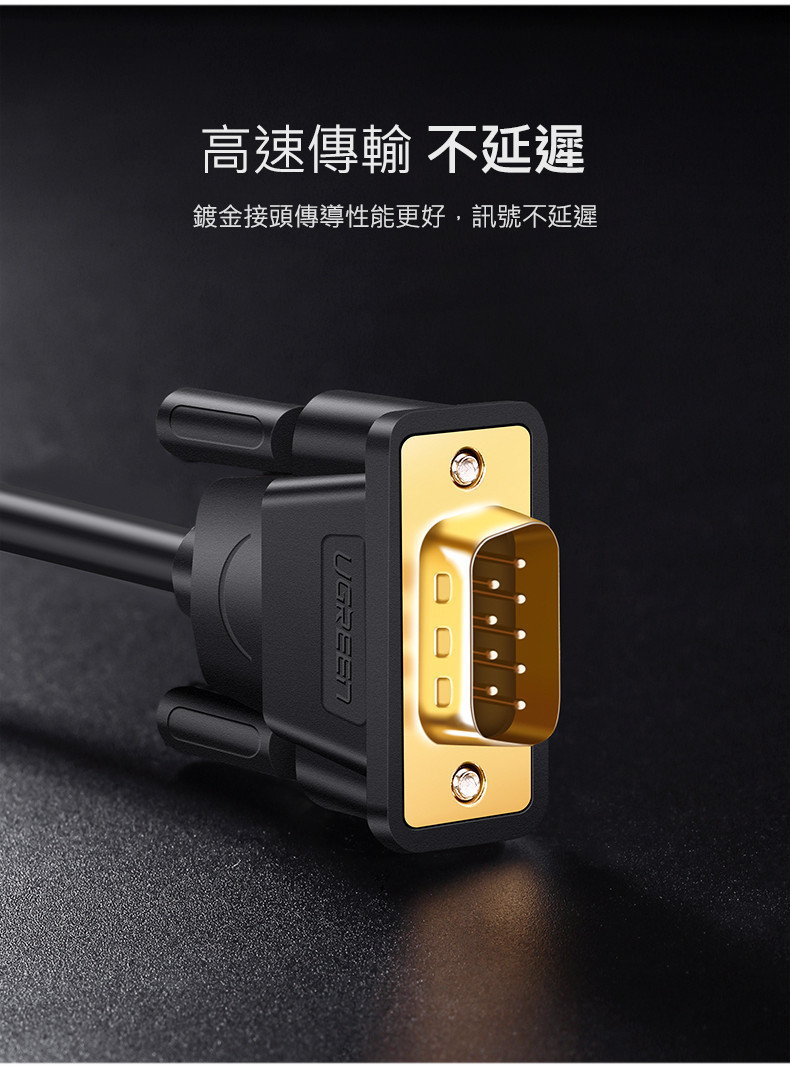 【福利品】綠聯 DB9 RS232訊號延長線 串口延長線 多層屏蔽抗干擾 穩定傳輸 現貨 隔日到貨 | 蝦皮購物