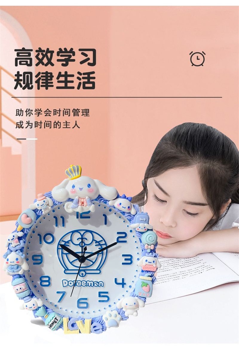 鬧鐘 時鐘 卡通小鬧鍾學生用電子時鍾錶卡通兒童起床神器靜音床頭可愛鬧鈴 | 蝦皮購物